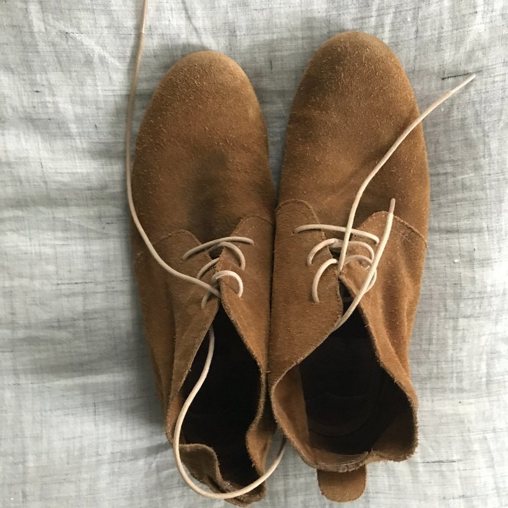 Suede Ankle Boots Size 9.5